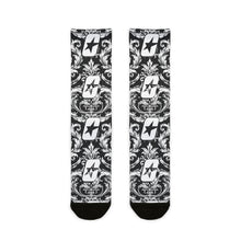 Lade das Bild in den Galerie-Viewer, CYMSTAR Barocco Crew Socks (B&W)