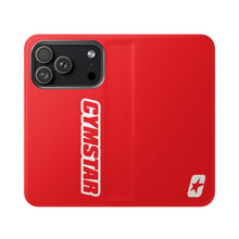 將圖片載入圖庫檢視器 CYMSTAR Flip Phone Case Wallet (Cherry)