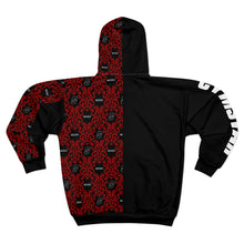將圖片載入圖庫檢視器 CYMSTAR OG Barocco Black Zip Hoodie (B&R)