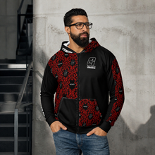 將圖片載入圖庫檢視器 CYMSTAR OG Barocco Black Zip Hoodie (B&R)