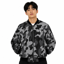 Lade das Bild in den Galerie-Viewer, CAMO Bomber Jacket (Smoke)
