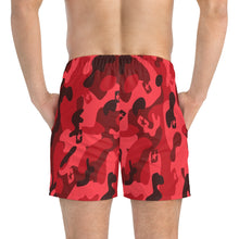 將圖片載入圖庫檢視器 Camo Swim Trunks (Cherry)