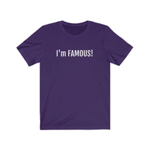 將圖片載入圖庫檢視器 I'm FAMOUS Jersey Short Sleeve Tee