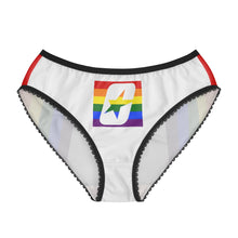 Load image into Gallery viewer, Women's PRIDE Briefs (Snow)