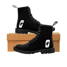 Cargar imagen en el visor de la galería, Men's Canvas Shit Kicker Boots (Midnight)