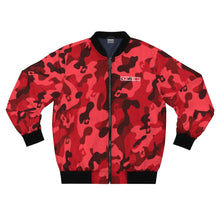 Charger l'image dans la galerie, CAMO Bomber Jacket (Cherry)