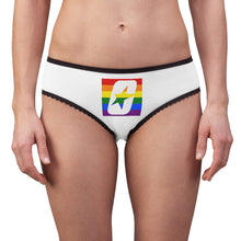 Load image into Gallery viewer, Women's PRIDE Briefs (Snow)