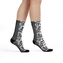 Lade das Bild in den Galerie-Viewer, CYMSTAR Barocco Crew Socks (B&amp;W)
