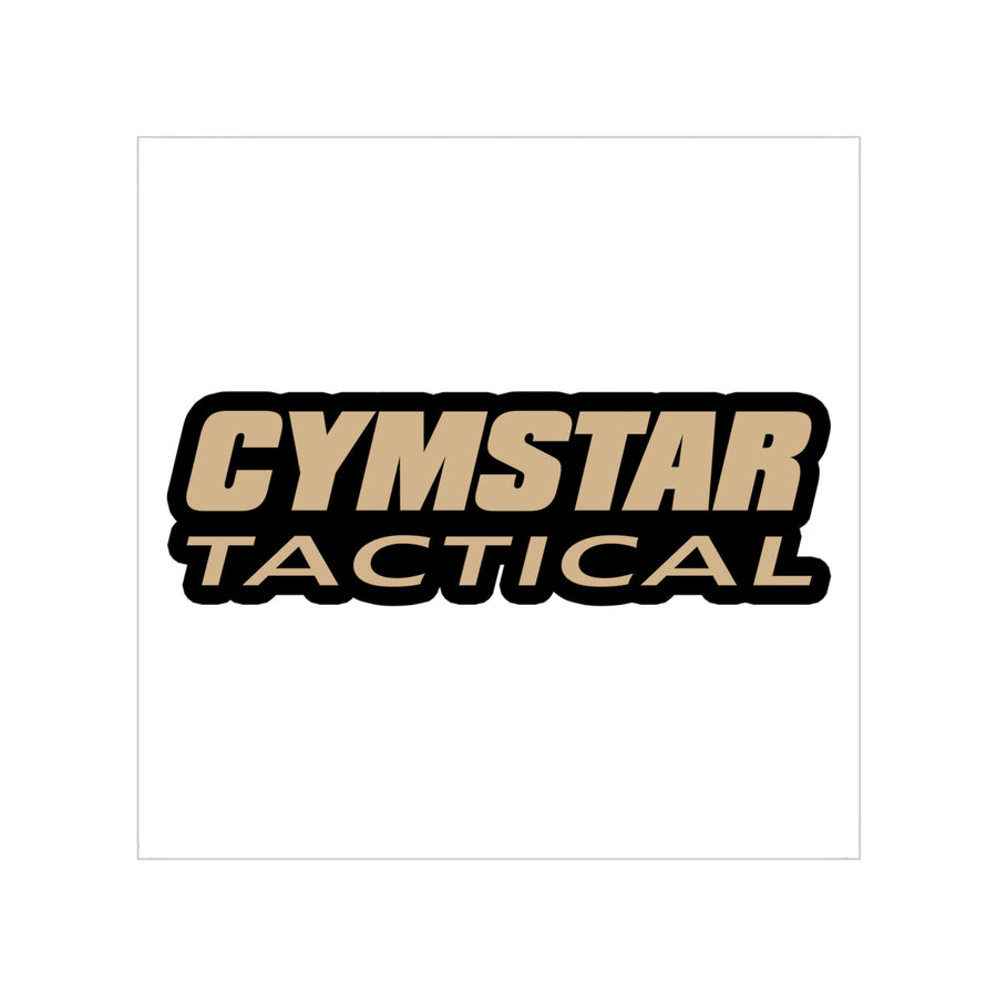 CYMSTAR Tactical All Weather Sticker (Black and Tan)