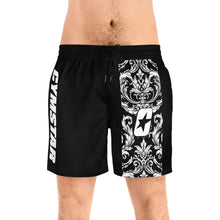 Charger l'image dans la galerie, CYMSTAR Barocco Swim Trunks (B&amp;W)
