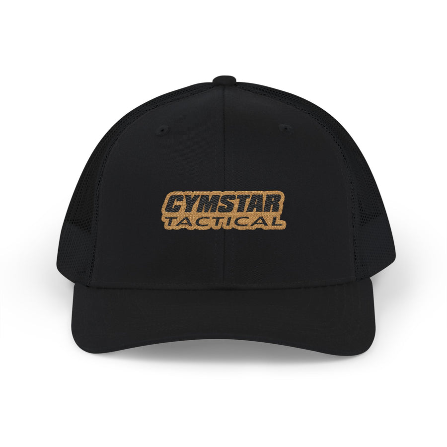 CYMSTAR Tactical Embroidered Snapback Trucker Cap (Black)