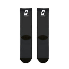 Load image into Gallery viewer, CYMSTAR Paisley Crew Socks (B&amp;W)
