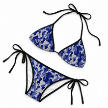 Carica l'immagine nel visualizzatore di Gallery, Women's CAMO Bikini Swimsuit (Aqua)
