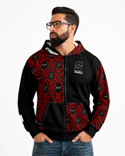 將圖片載入圖庫檢視器 CYMSTAR OG Barocco Black Zip Hoodie (B&amp;R)
