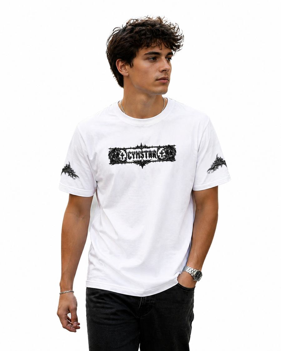 CYMSTAR Gothic Tee (White)