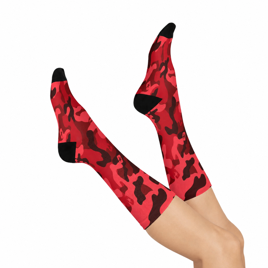 C-Star CAMO Socks (Cherry)