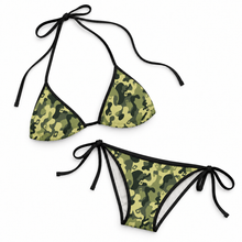 將圖片載入圖庫檢視器 Women's CAMO Bikini Swimsuit (Veggie)
