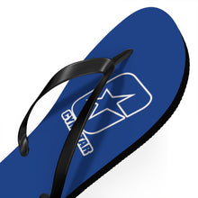 Load image into Gallery viewer, C-Star Flip Flops (Aqua)
