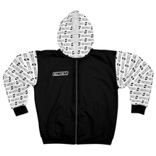 Charger l'image dans la galerie, BRANDO Zip Hoodie (B&amp;W)
