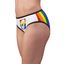 Load image into Gallery viewer, Women's PRIDE Briefs (Snow)
