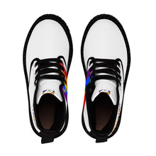 將圖片載入圖庫檢視器 Men's PRIDE Canvas Shit Kicker Boots
