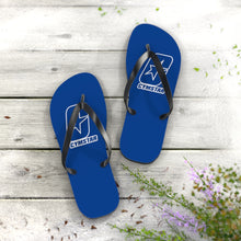 Load image into Gallery viewer, C-Star Flip Flops (Aqua)
