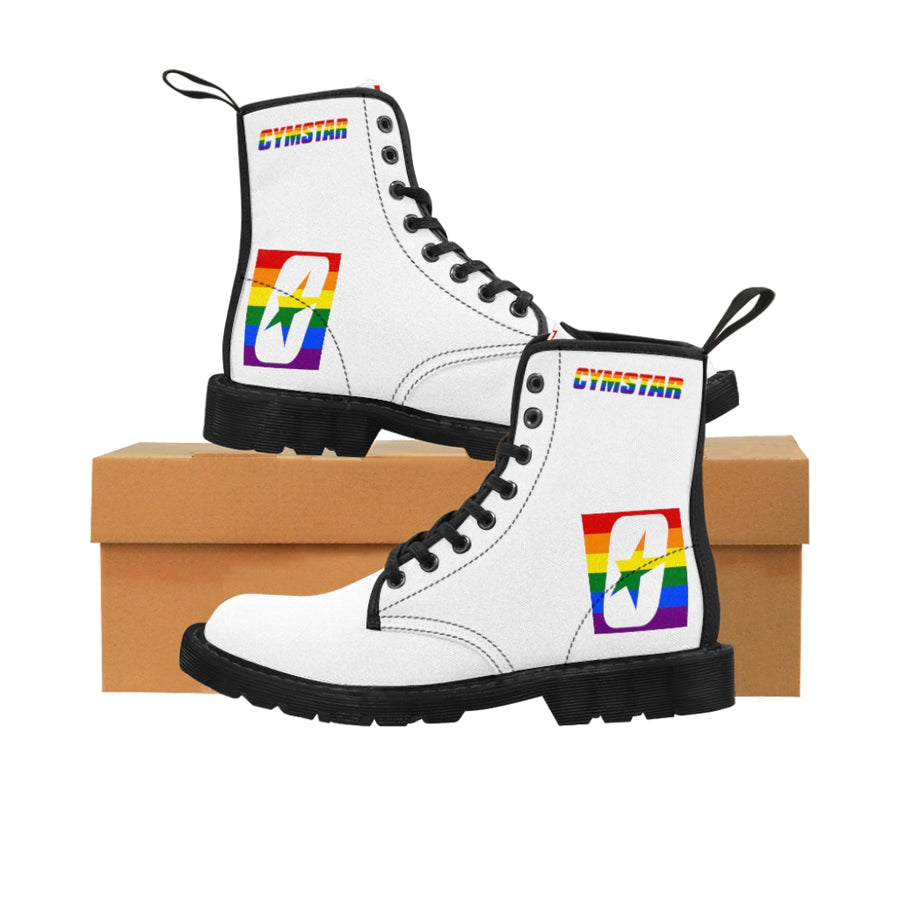 Men's PRIDE Canvas Shit Kicker Boots