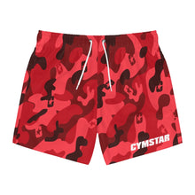 將圖片載入圖庫檢視器 Camo Swim Trunks (Cherry)
