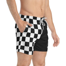 Carica l'immagine nel visualizzatore di Gallery, CHECKERS Swim Trunks (Midnight)
