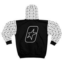 Charger l'image dans la galerie, BRANDO Zip Hoodie (B&amp;W)
