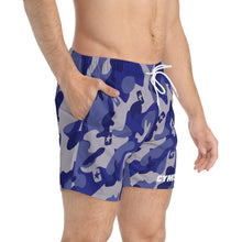 Carica l'immagine nel visualizzatore di Gallery, Camo Swim Trunks (Aqua)
