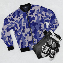 Lade das Bild in den Galerie-Viewer, CAMO Bomber Jacket (Aqua)
